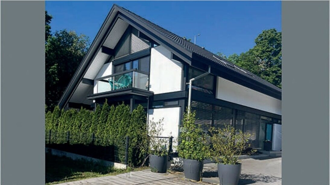 Fassade des Architektenhauses in Nordendorf