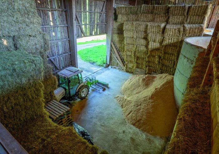 Landwirtschaftliches Nebengebäude mit Heulager